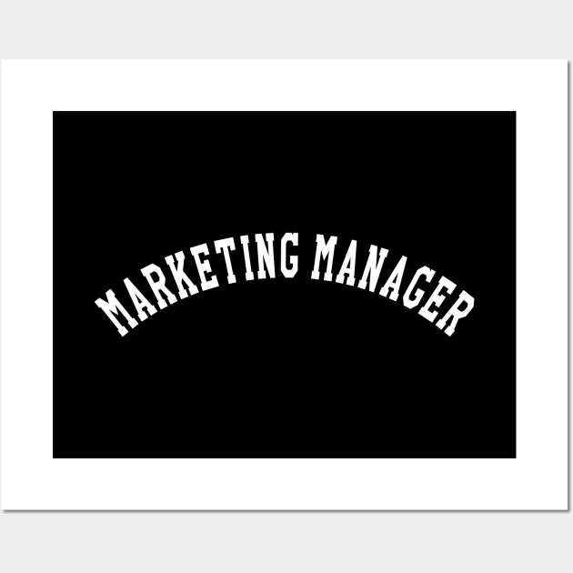 Marketing Manager Wall Art by KC Happy Shop